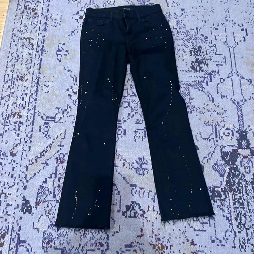I brand painted jeans